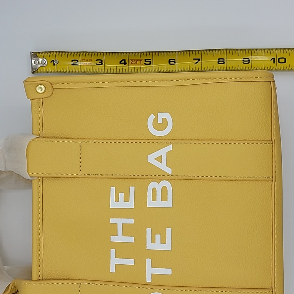 Unbranded THE TOTE BAG with crossbody strap - Yellow - Picture 11 of 11